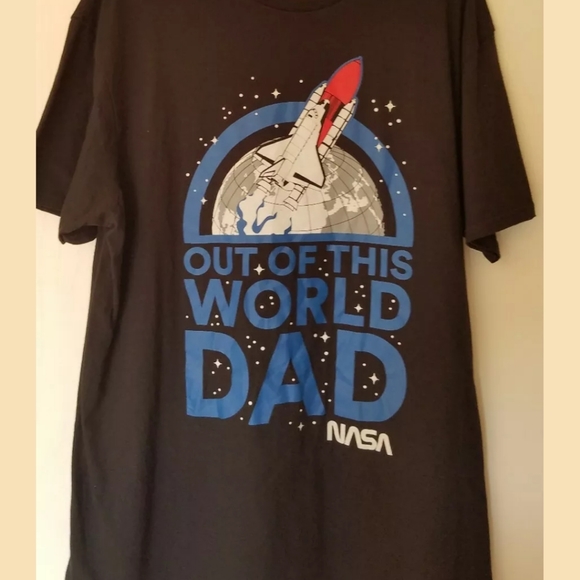 Out of This World Dad Sz XL NASA Space T-Shirt - Picture 3 of 8